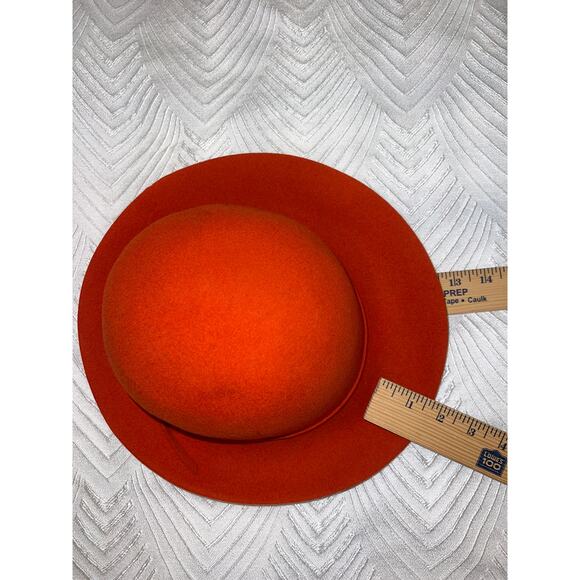 Vintage Glenover Fawn Tra Felt Hat by Carson Pirie Scott & Co Orange 100% Wool, - Picture 8 of 12